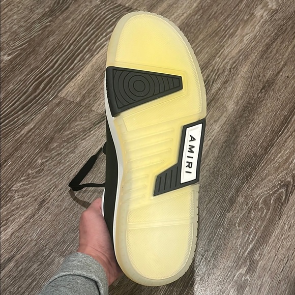 Black and White Men's Sneakers - Picture 4 of 6